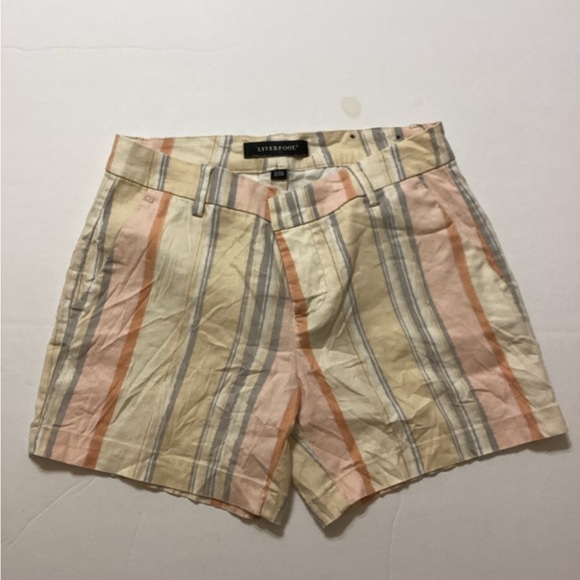 Liverpool Pants - Liverpool Women’s Kelsey Striped Shorts Size 2/26